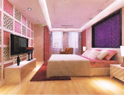 主臥室背景墻不宜裝飾過重