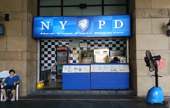 快餐店地板工程案例-深圳NewYorkPizzaDelivery